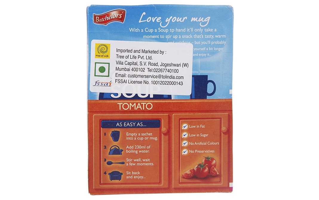 Batchelors Cup a Soup Tomato   Box  93 grams